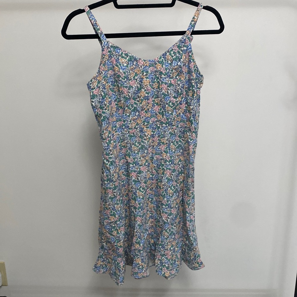 Floral dress.